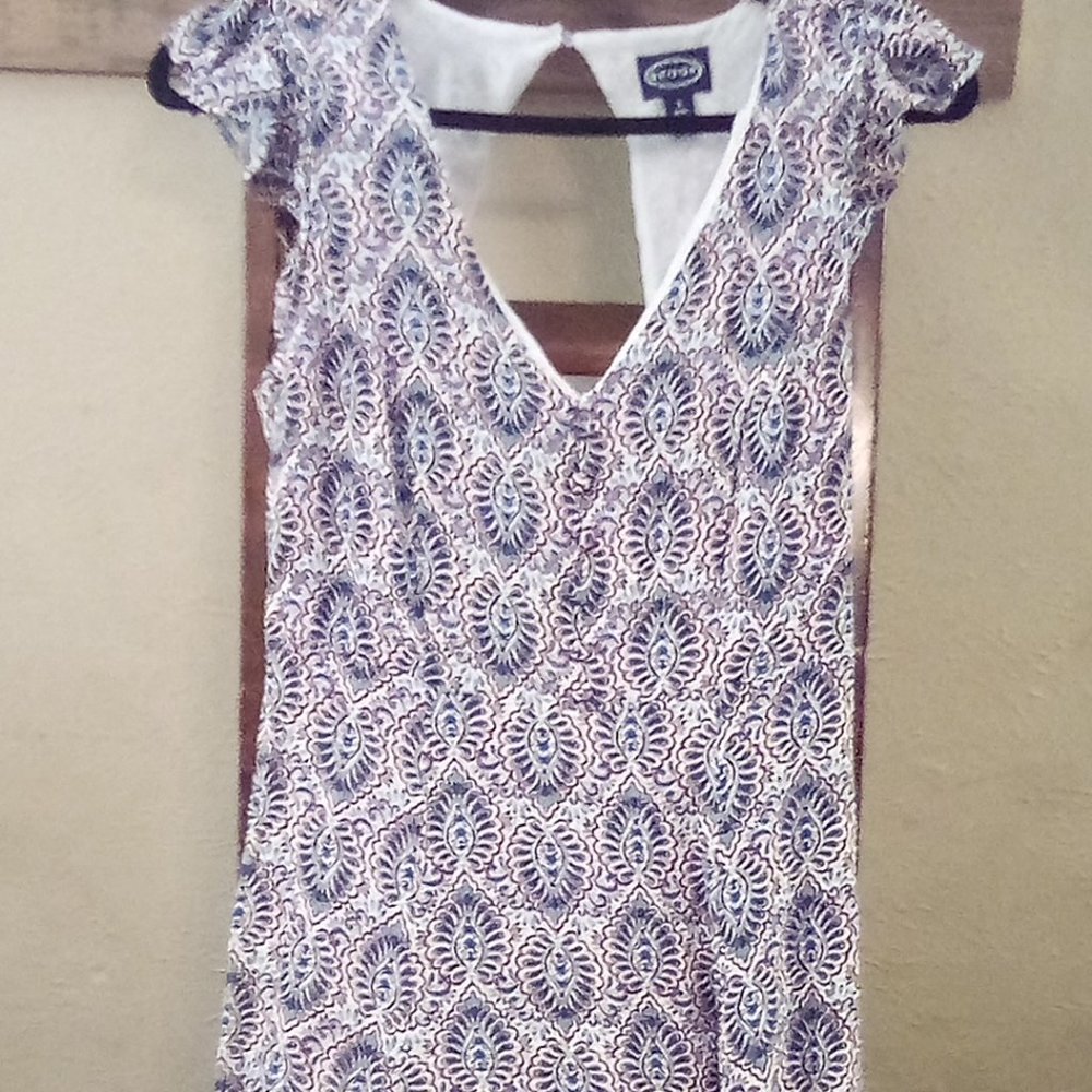 Scoop Dress Colorful Pattern - Picture 6 of 6